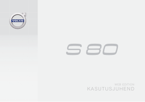 2015 Volvo S80 Owners Manual in Estonian